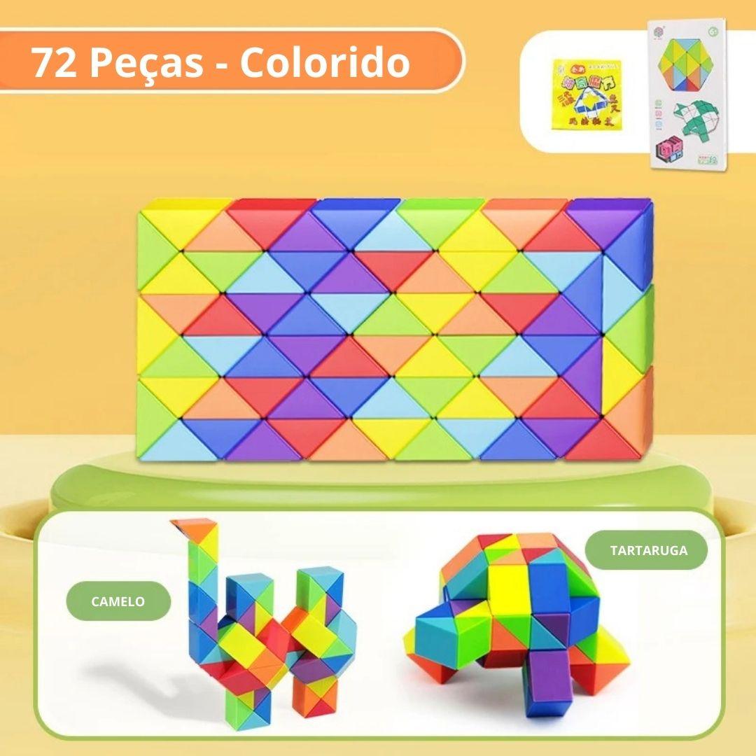 Cubo de Aprendizagem Dinâmica de Formas - Frete Grátis - Brinquedo Montessori #Product_type# - Desenvolvimento infantil