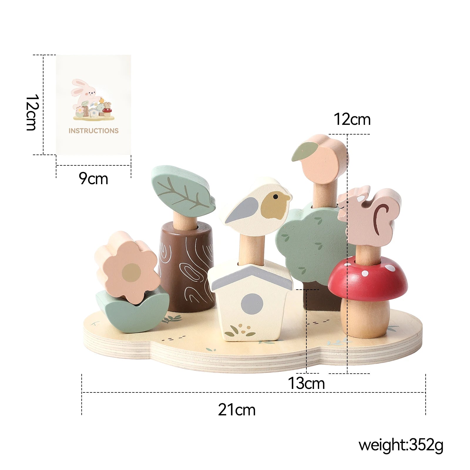 Brinquedo Madeira Jardim Montessori - Brinquedo Montessori #Product_type# - Desenvolvimento infantil