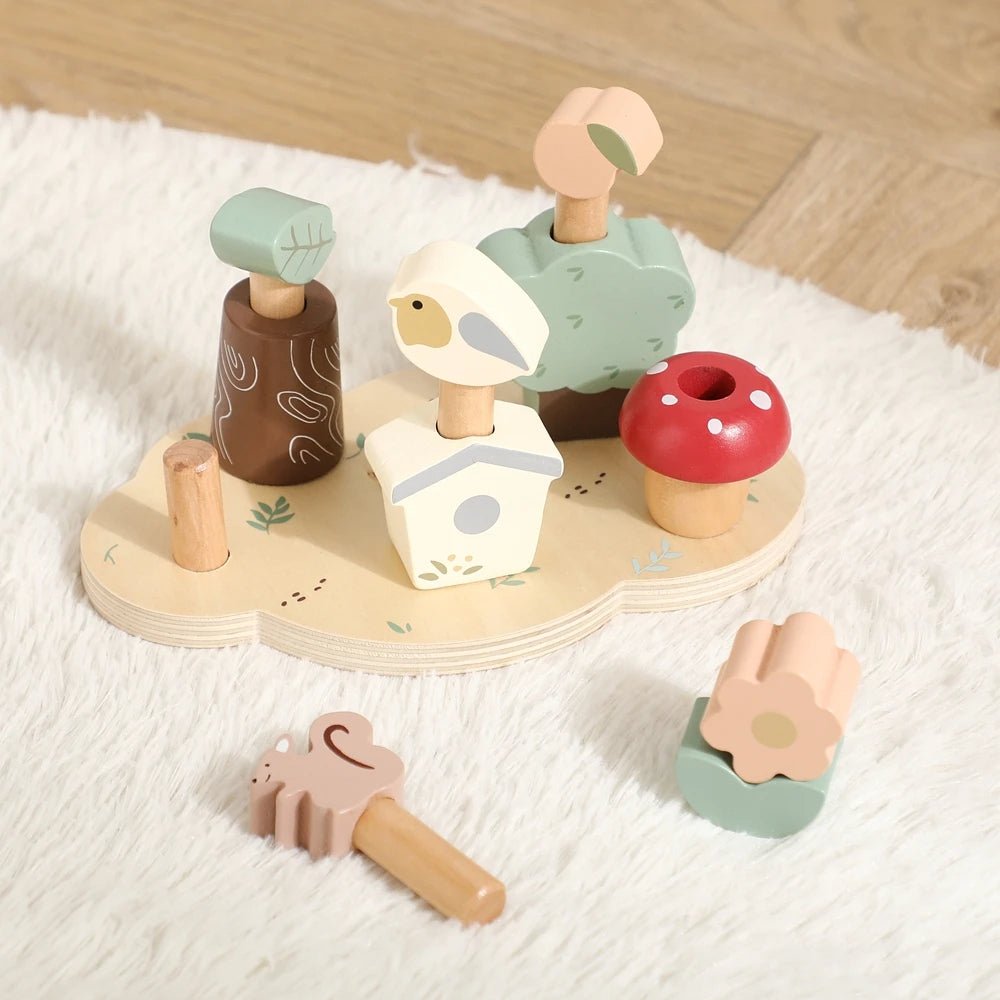 Brinquedo Madeira Jardim Montessori - Brinquedo Montessori #Product_type# - Desenvolvimento infantil