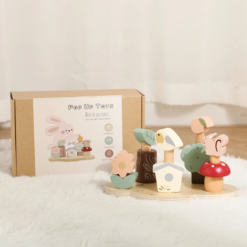 Brinquedo Madeira Jardim Montessori - Brinquedo Montessori #Product_type# - Desenvolvimento infantil