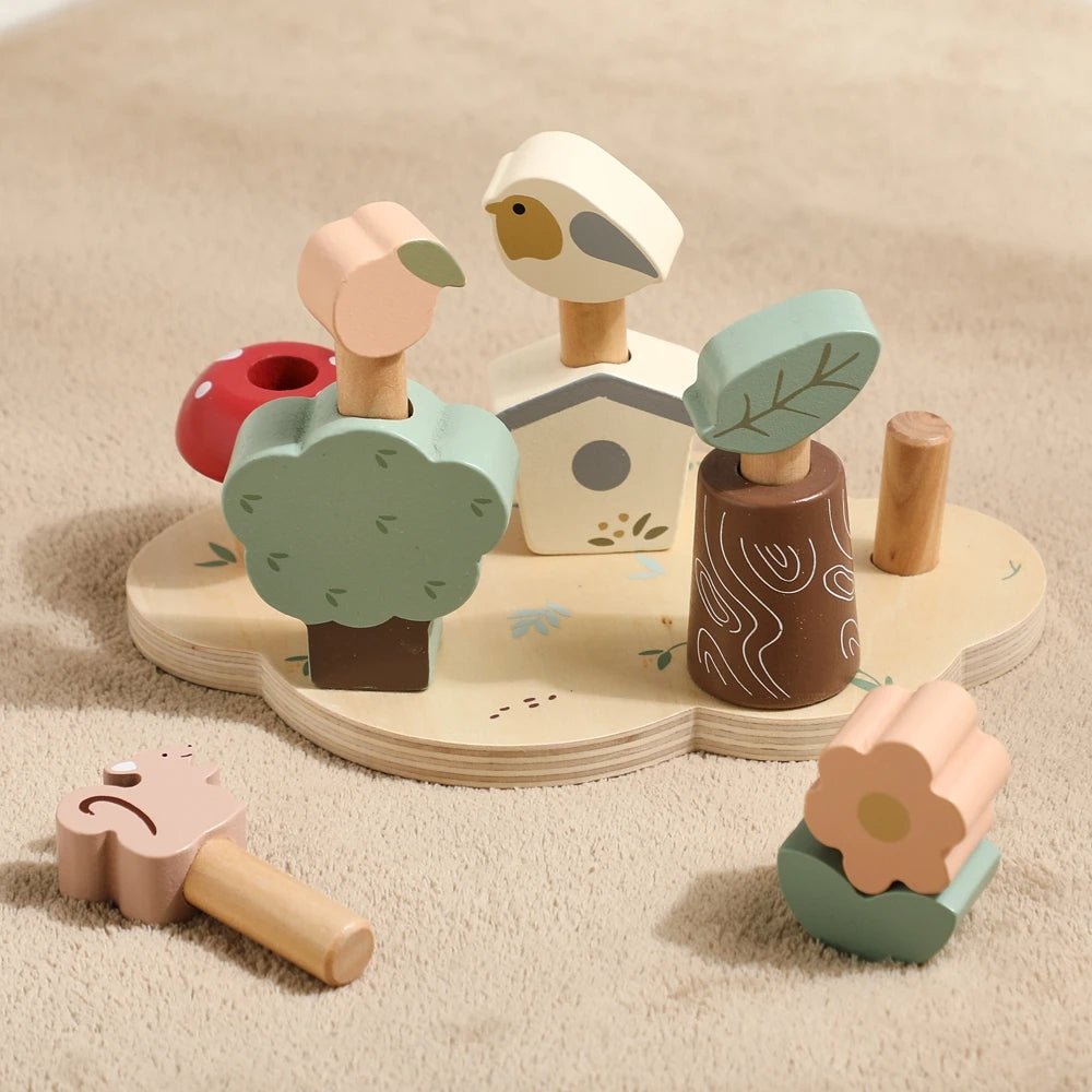 Brinquedo Madeira Jardim Montessori - Brinquedo Montessori #Product_type# - Desenvolvimento infantil