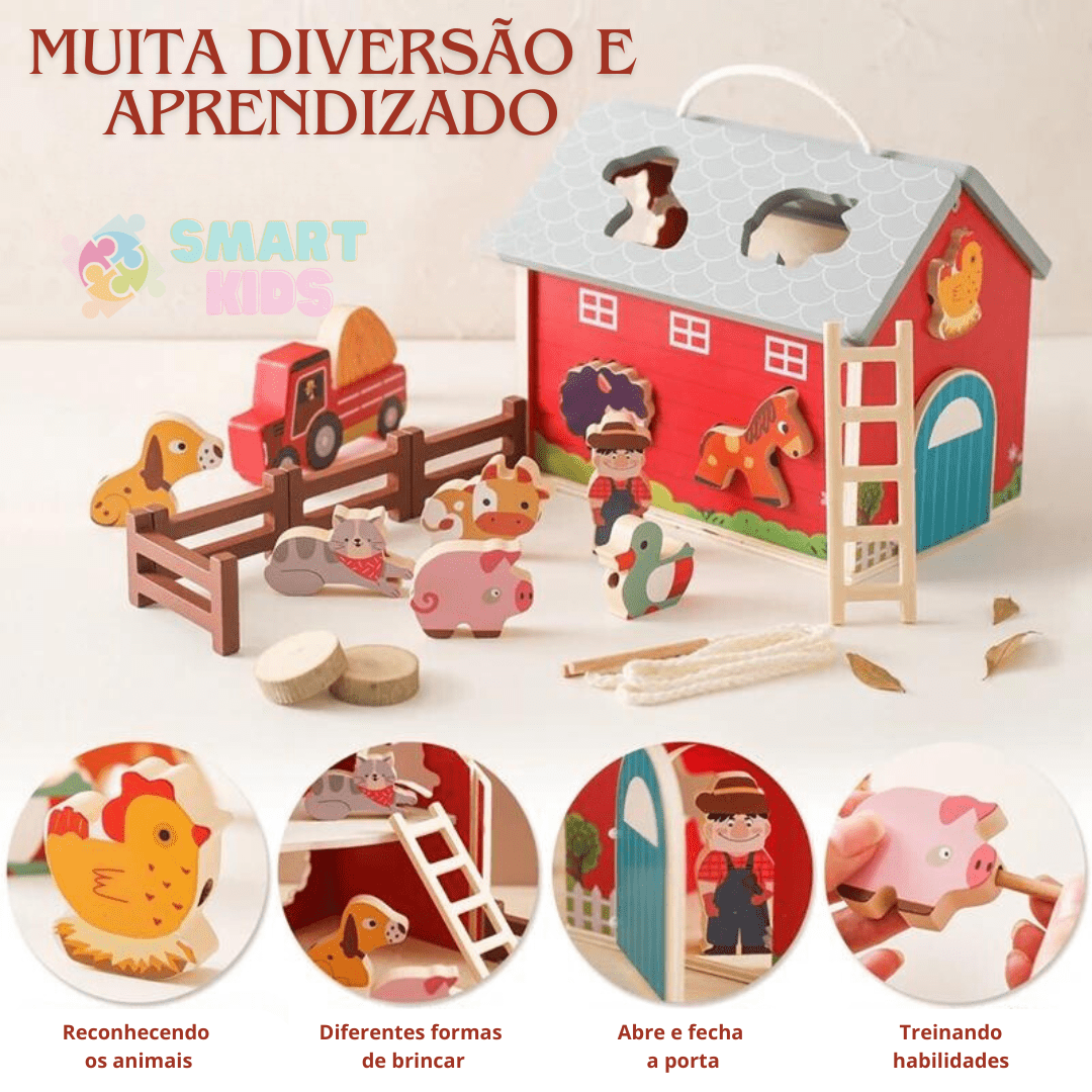 Brinquedo de Fazenda - Montessori - Brinquedo Montessori #Product_type# - Desenvolvimento infantil