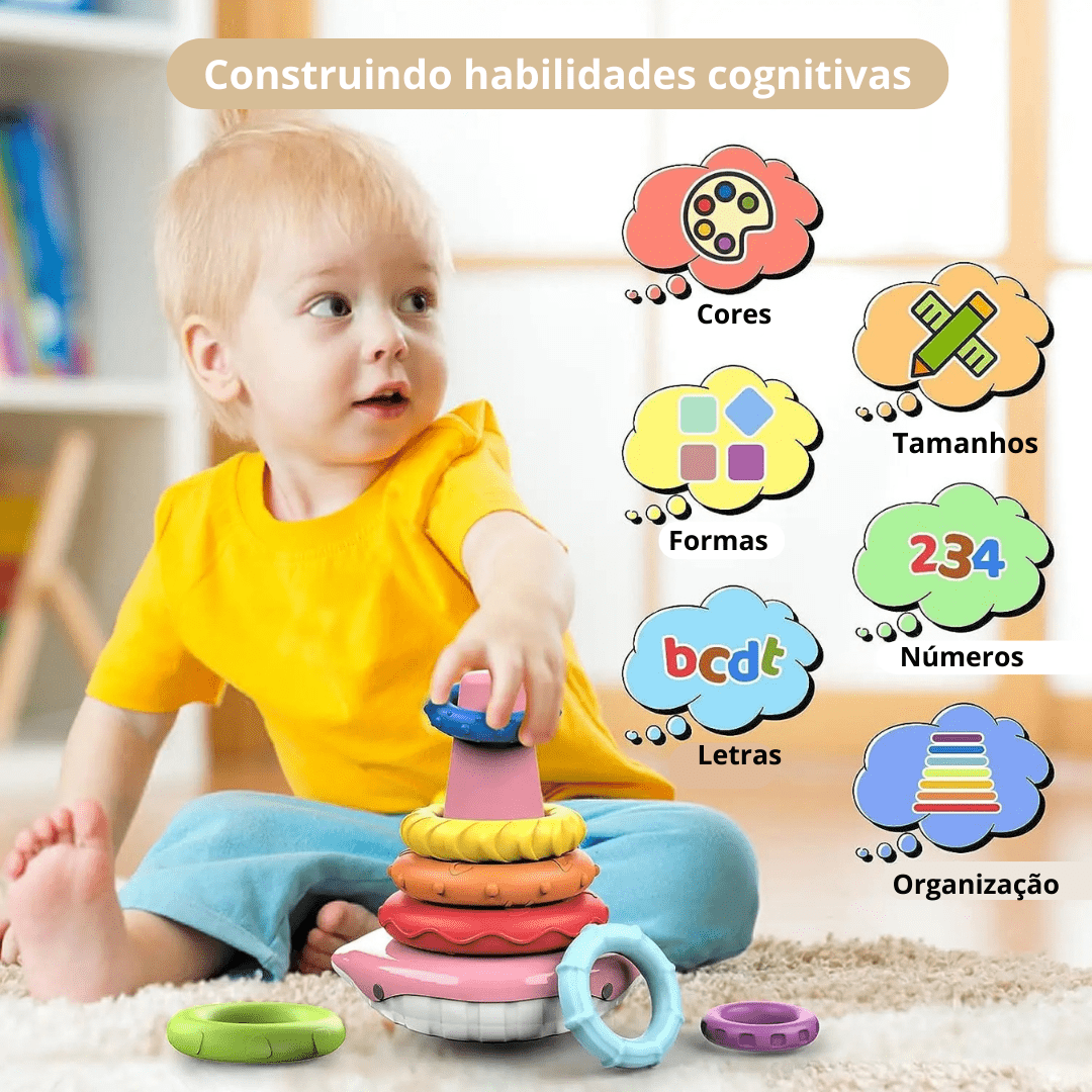 Brinquedos Empilháveis para Bebês - Brinquedo Montessori #Product_type# - Desenvolvimento infantil