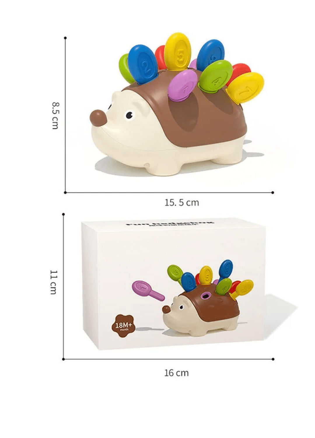 Brinquedos Montessori Ouriço - Brinquedo Montessori #Product_type# - Desenvolvimento infantil