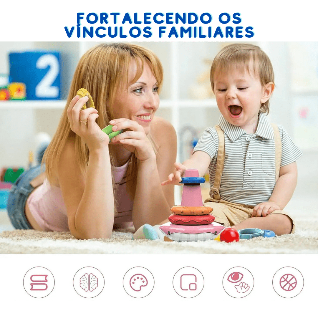 Brinquedos Empilháveis para Bebês - Brinquedo Montessori #Product_type# - Desenvolvimento infantil
