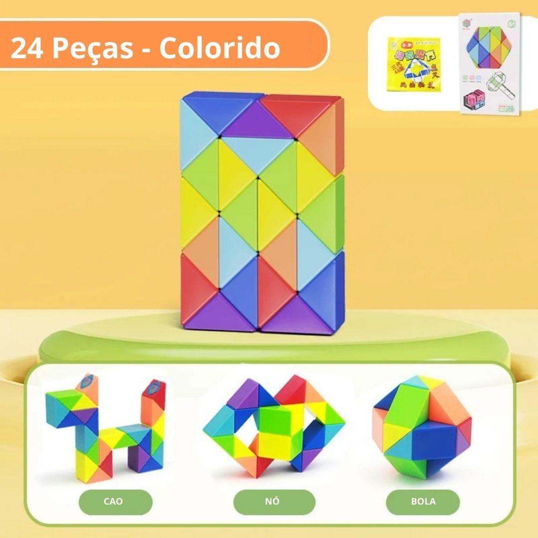 Cubo de Aprendizagem Dinâmica de Formas - Frete Grátis - Brinquedo Montessori #Product_type# - Desenvolvimento infantil