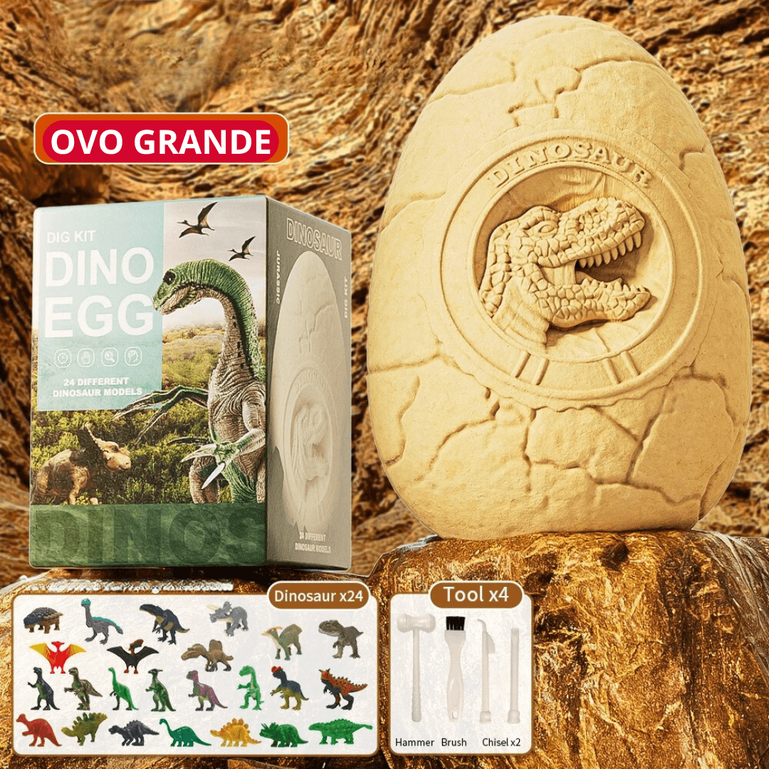 Ovos de Dinossauro Arqueológicos - Frete Grátis - Brinquedo Montessori #Product_type# - Desenvolvimento infantil