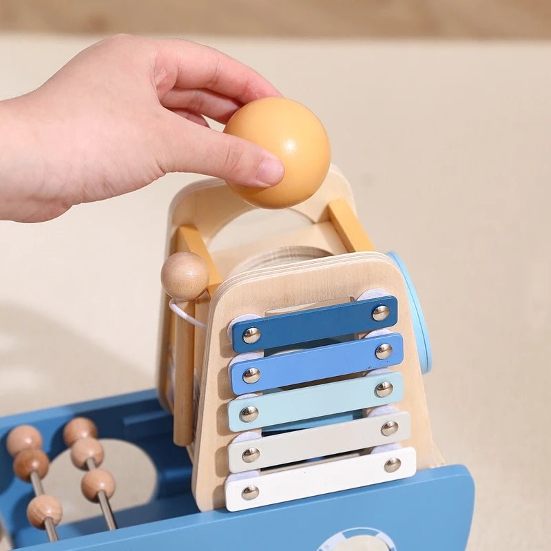 Navio de Madeira - Montessori - Brinquedo Montessori #Product_type# - Desenvolvimento infantil