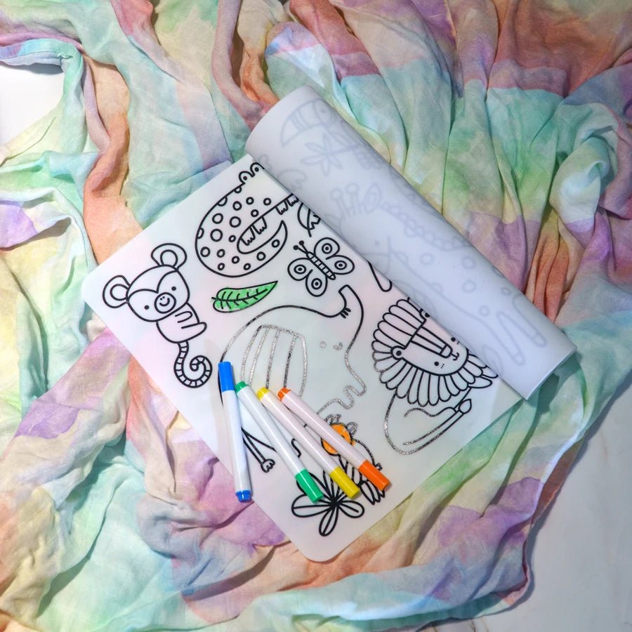 Jogo Americano para Colorir - Brinquedo Montessori #Product_type# - Desenvolvimento infantil