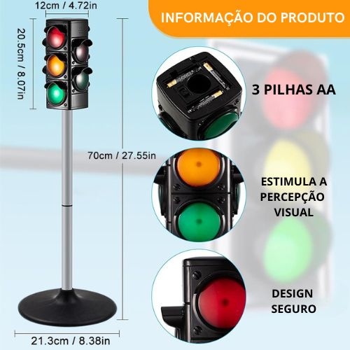 Brinquedo Semáforo Infantil Grande