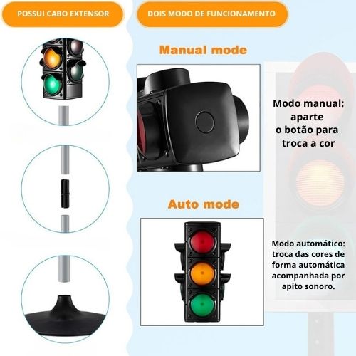 Brinquedo Semáforo Infantil Grande