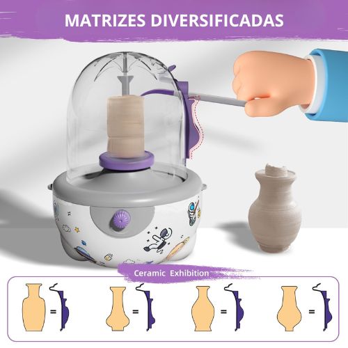 Mini Estúdio de Cerâmica Infantil