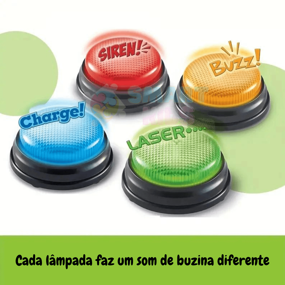 Buzinas Educacionais Interativas - 4 peças - Brinquedo Montessori #Product_type# - Desenvolvimento infantil