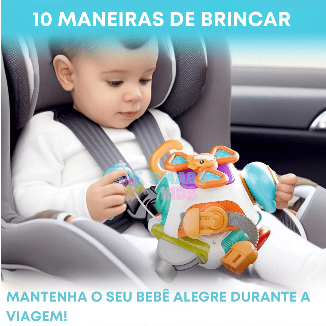 Cubo de Atividades Baby Busy - Brinquedo Montessori #Product_type# - Desenvolvimento infantil