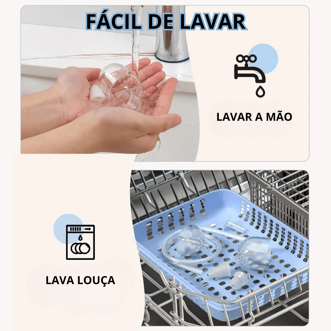 Aspirador Nasal Elétrico para Bebês - Brinquedo Montessori #Product_type# - Desenvolvimento infantil