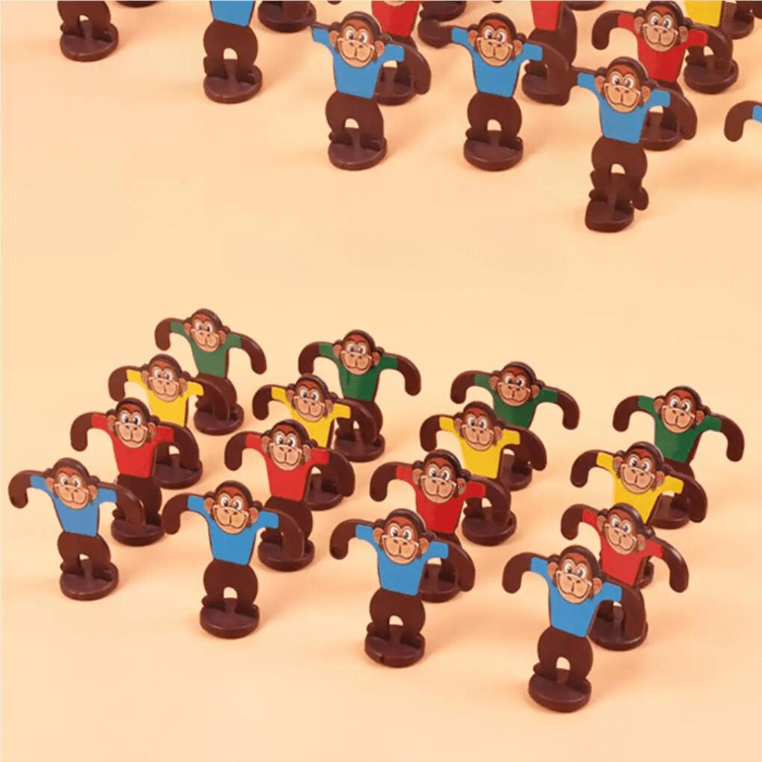 Jogo Pula Macaco - Brinquedo Montessori #Product_type# - Desenvolvimento infantil