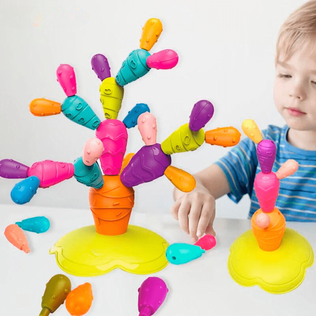 Brinquedo de Equilíbrio Cacto - Brinquedo Montessori #Product_type# - Desenvolvimento infantil