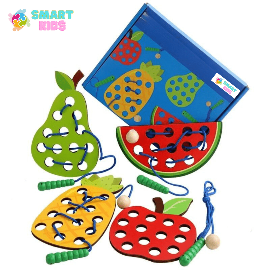 Kit 4 Brinquedos de Alinhavo - Montessori - Brinquedo Montessori #Product_type# - Desenvolvimento infantil