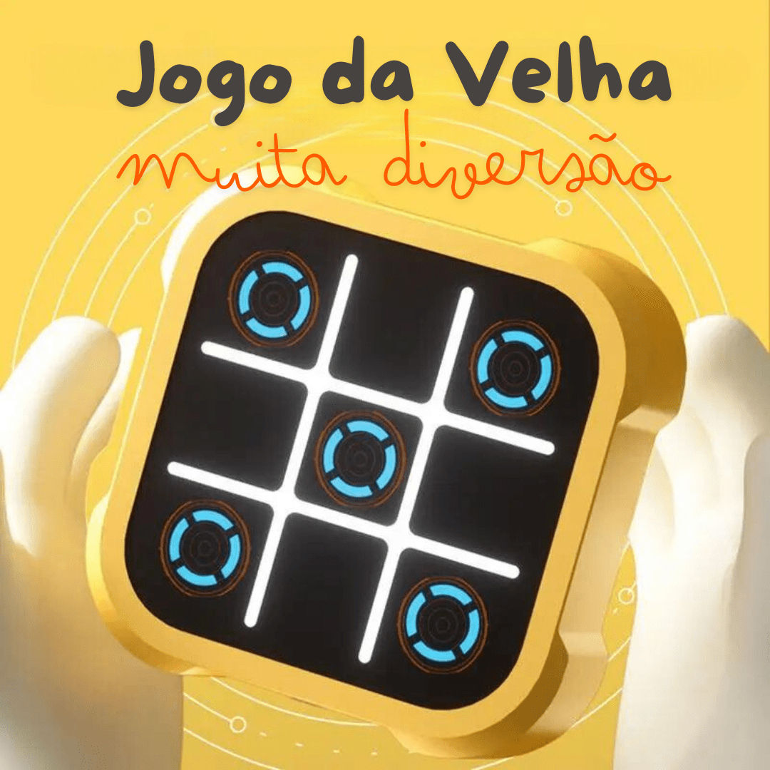Jogo da Velha Eletronico - Brinquedo Montessori #Product_type# - Desenvolvimento infantil