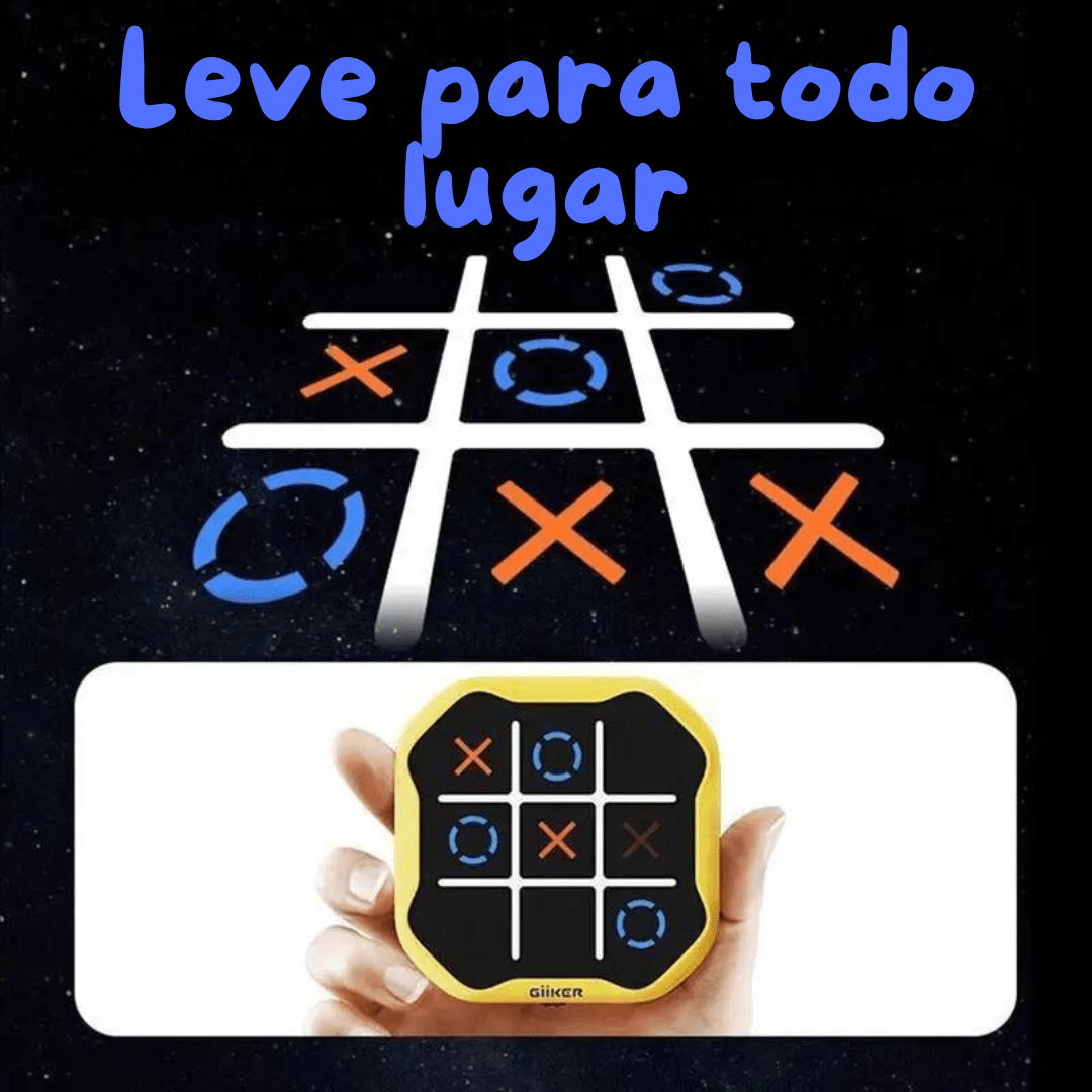 Jogo da Velha Eletronico - Brinquedo Montessori #Product_type# - Desenvolvimento infantil