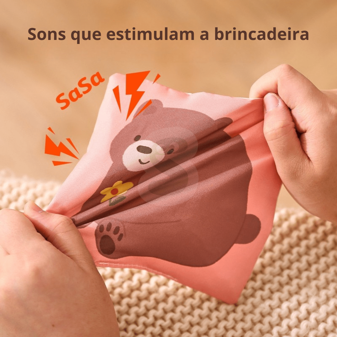 Cubo de Lenços Montessori - Brinquedo Montessori #Product_type# - Desenvolvimento infantil