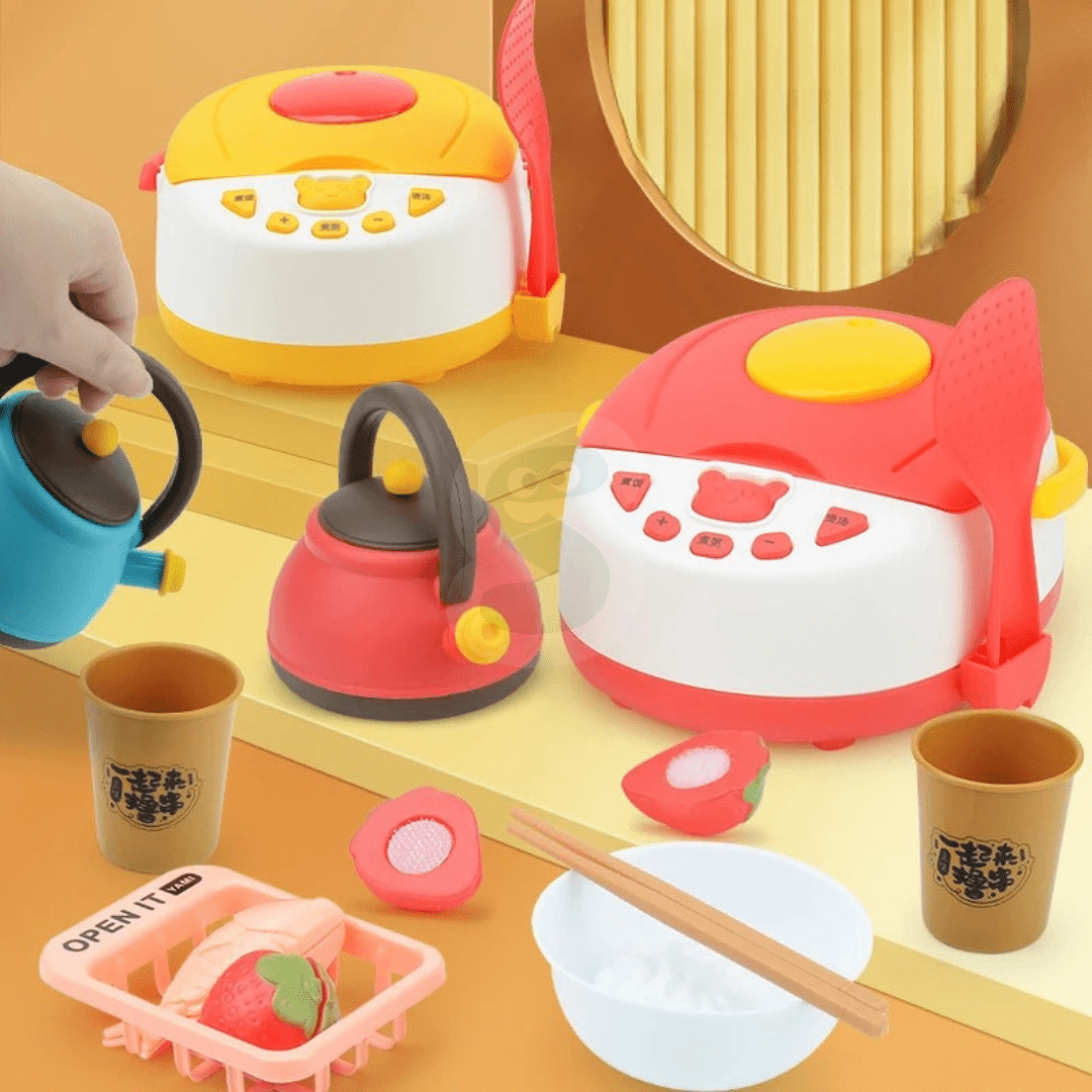 Brinquedo Mini Panela de Arroz - Brinquedo Montessori #Product_type# - Desenvolvimento infantil