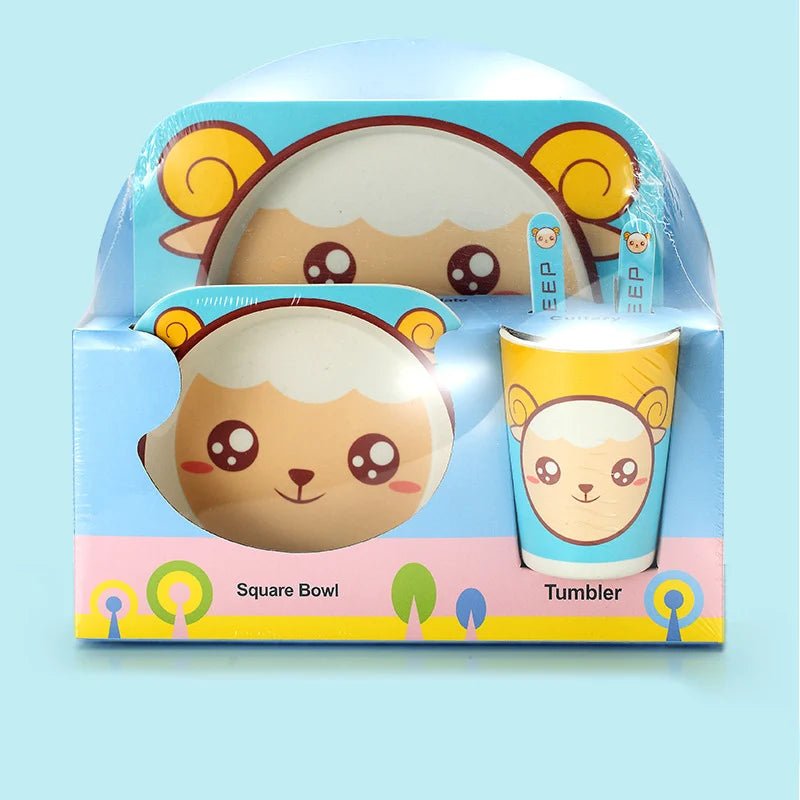 Kit Refeição de Bambu Natural - Brinquedo Montessori #Product_type# - Desenvolvimento infantil