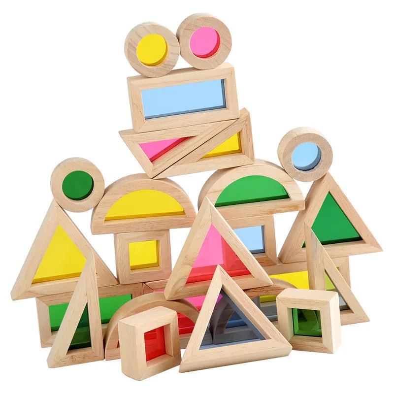 Blocos em Madeira - Brinquedo Montessori #Product_type# - Desenvolvimento infantil
