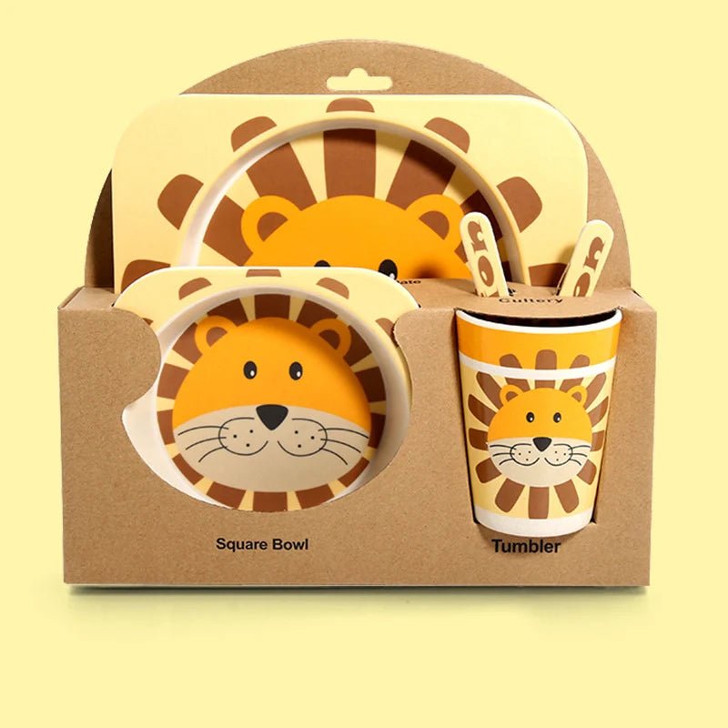 Kit Refeição de Bambu Natural - Brinquedo Montessori #Product_type# - Desenvolvimento infantil
