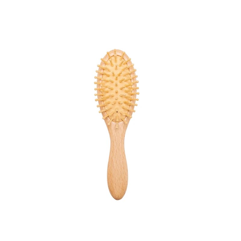 Kit Baby Escova e Pente de Madeira Natural - Brinquedo Montessori #Product_type# - Desenvolvimento infantil