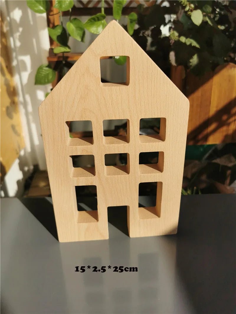 Casa de Madeira Montessori - Brinquedo Montessori #Product_type# - Desenvolvimento infantil