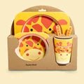 Kit Refeição de Bambu Natural - Brinquedo Montessori #Product_type# - Desenvolvimento infantil