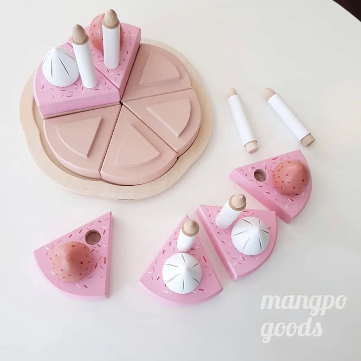 Brinquedo Bolo em Madeira - Brinquedo Montessori #Product_type# - Desenvolvimento infantil