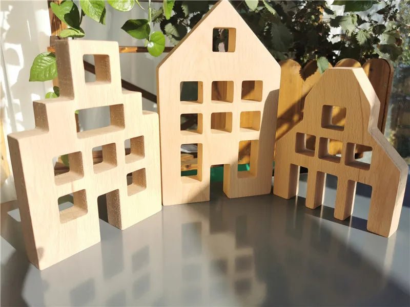 Casa de Madeira Montessori - Brinquedo Montessori #Product_type# - Desenvolvimento infantil