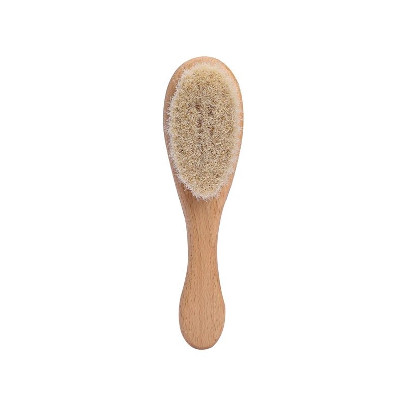 Kit Baby Escova e Pente de Madeira Natural - Brinquedo Montessori #Product_type# - Desenvolvimento infantil