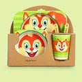 Kit Refeição de Bambu Natural - Brinquedo Montessori #Product_type# - Desenvolvimento infantil