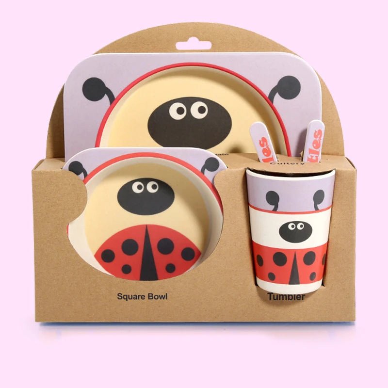 Kit Refeição de Bambu Natural - Brinquedo Montessori #Product_type# - Desenvolvimento infantil