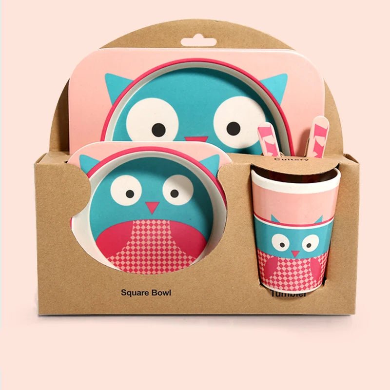 Kit Refeição de Bambu Natural - Brinquedo Montessori #Product_type# - Desenvolvimento infantil