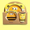 Kit Refeição de Bambu Natural - Brinquedo Montessori #Product_type# - Desenvolvimento infantil