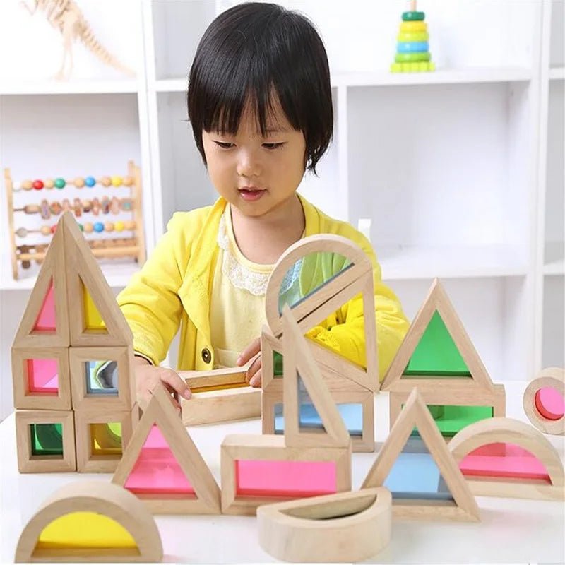 Blocos em Madeira - Brinquedo Montessori #Product_type# - Desenvolvimento infantil