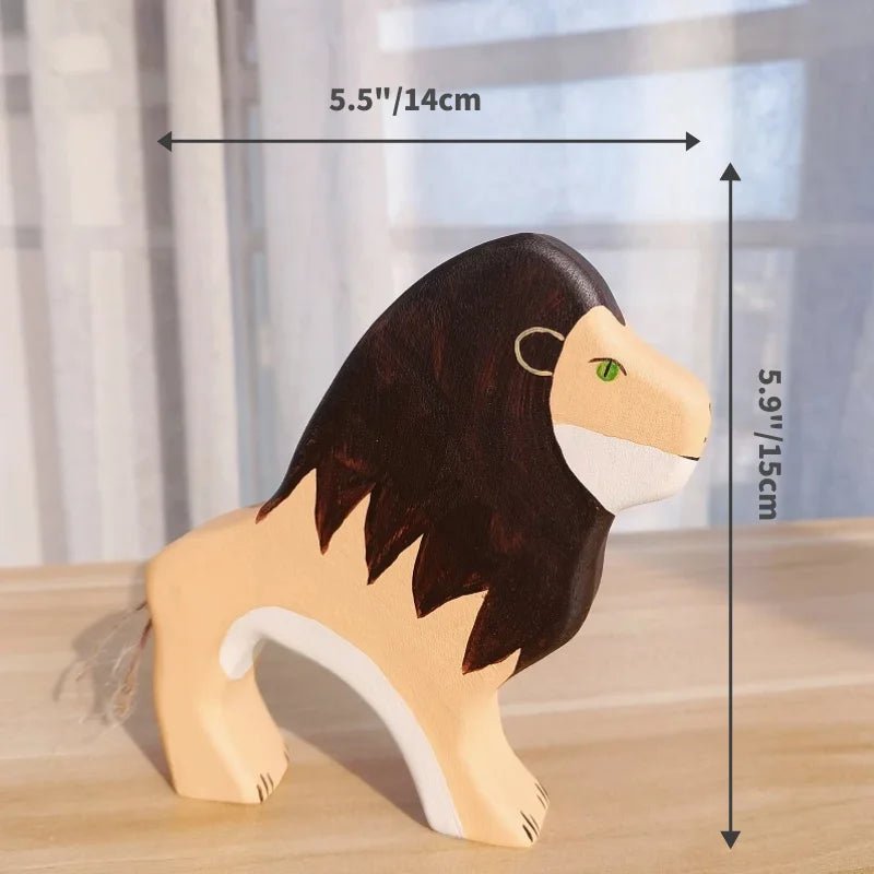 Animais Artesanais de Madeira - Brinquedo Montessori #Product_type# - Desenvolvimento infantil