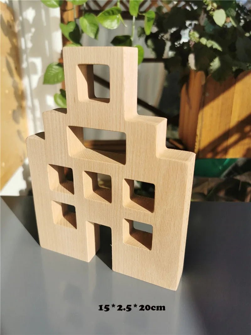 Casa de Madeira Montessori - Brinquedo Montessori #Product_type# - Desenvolvimento infantil