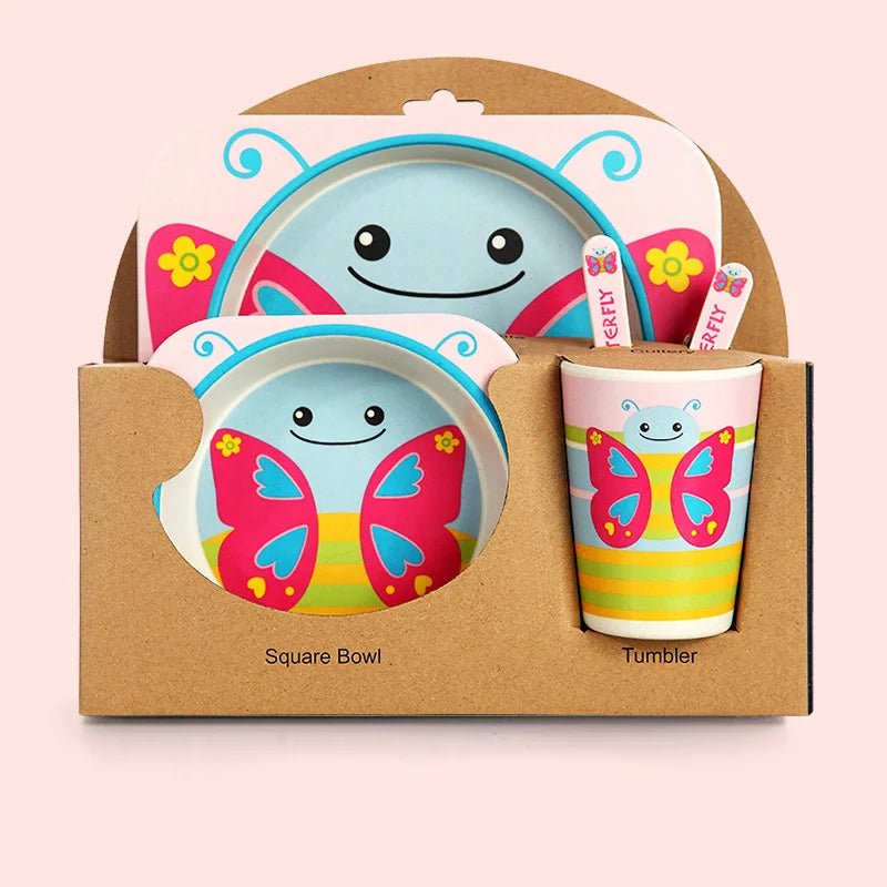 Kit Refeição de Bambu Natural - Brinquedo Montessori #Product_type# - Desenvolvimento infantil