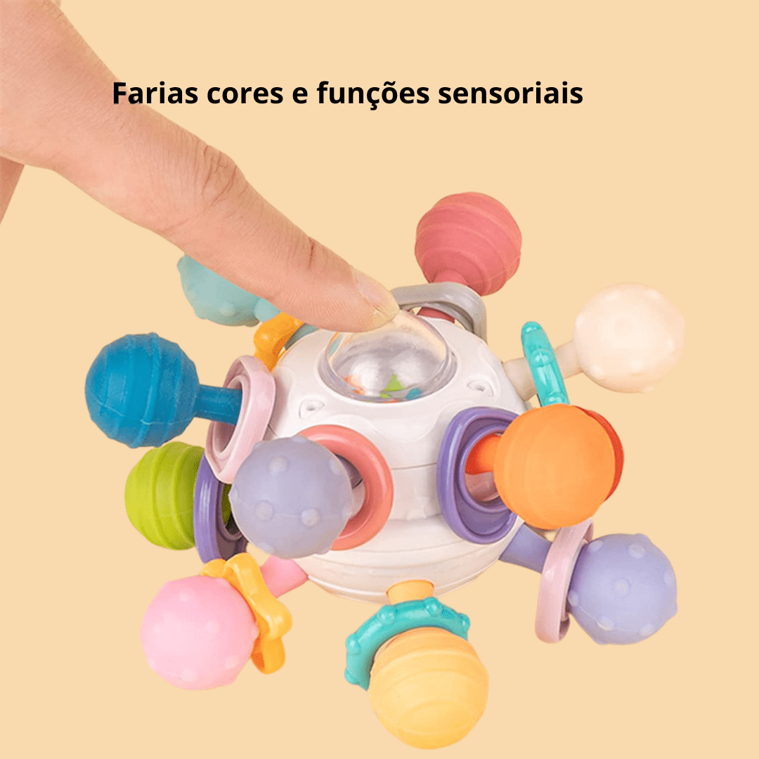 Mordedor Infantil Sensorial - Brinquedo Montessori #Product_type# - Desenvolvimento infantil