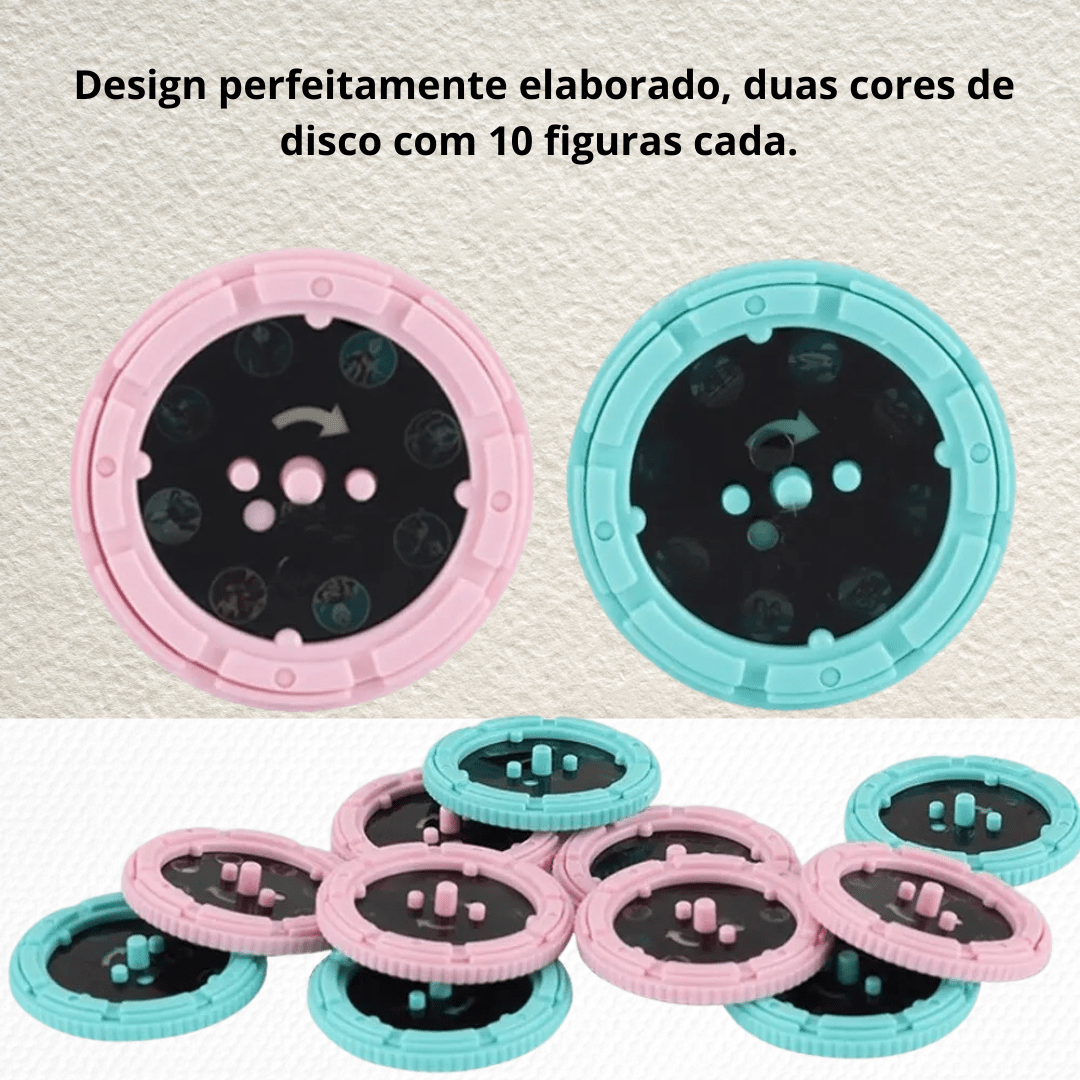 Lanterna de Projeção de Desenhos - Brinquedo Montessori #Product_type# - Desenvolvimento infantil