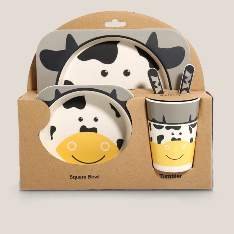 Kit Refeição de Bambu Natural - Brinquedo Montessori #Product_type# - Desenvolvimento infantil
