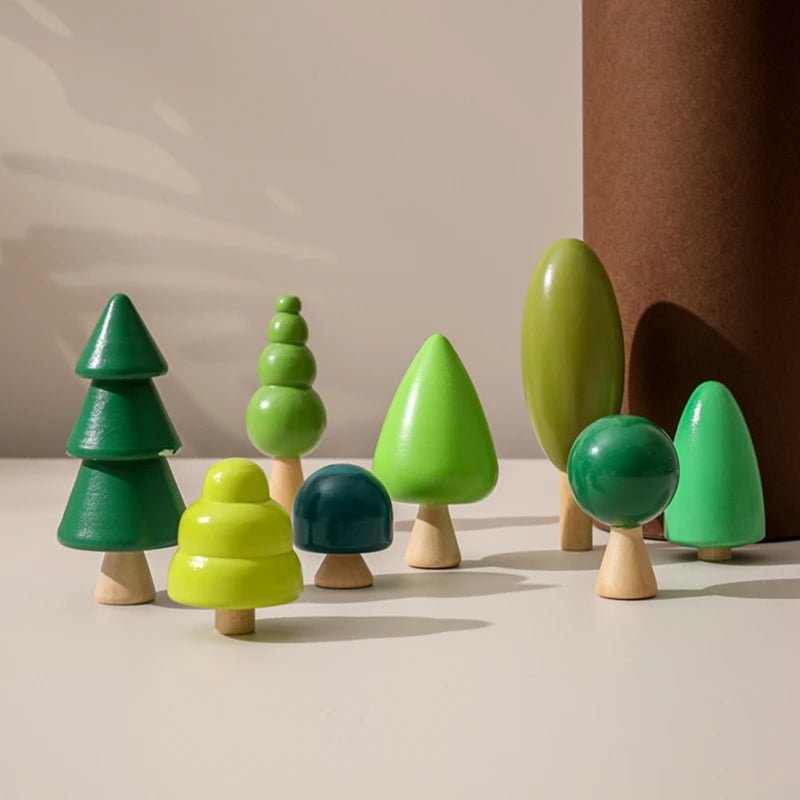 Blocos em Madeira - Arvore - Brinquedo Montessori #Product_type# - Desenvolvimento infantil
