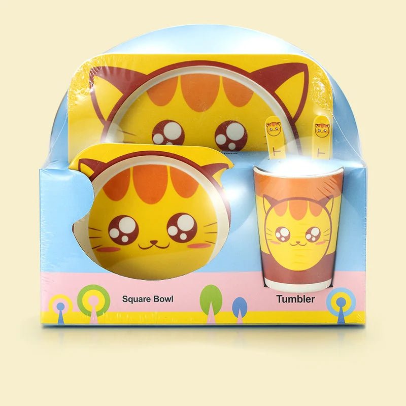 Kit Refeição de Bambu Natural - Brinquedo Montessori #Product_type# - Desenvolvimento infantil