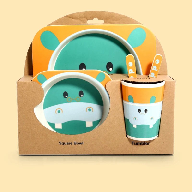 Kit Refeição de Bambu Natural - Brinquedo Montessori #Product_type# - Desenvolvimento infantil