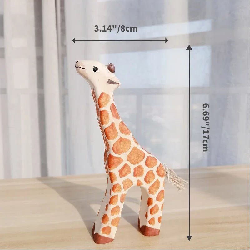 Animais Artesanais de Madeira - Brinquedo Montessori #Product_type# - Desenvolvimento infantil